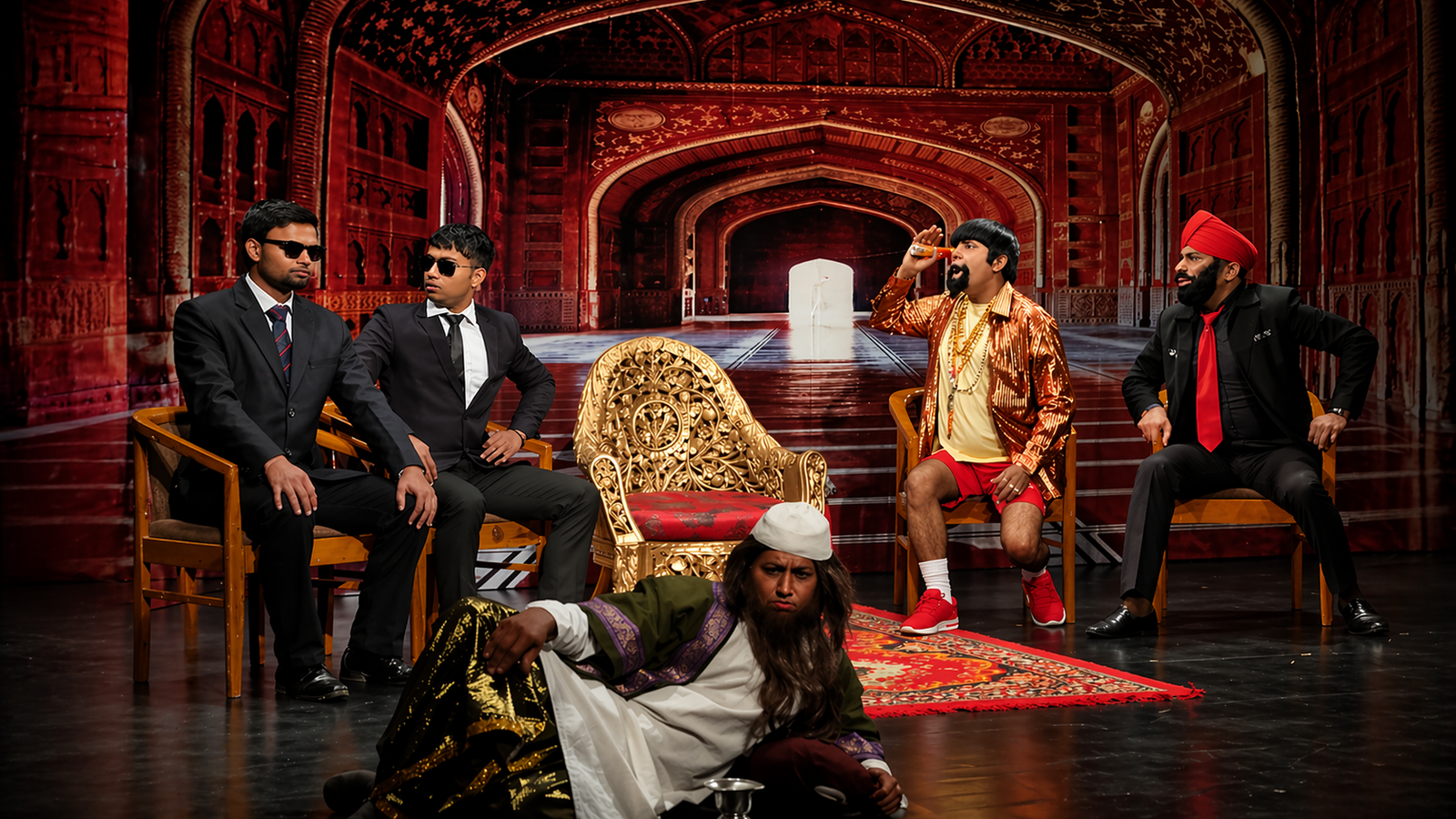 Dramatic Theatre Stage